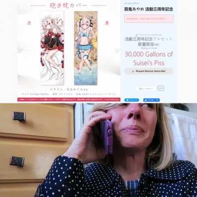 Woman is Devastated After Finding Out the Cost of Nakiri Ayame's Dakimakura