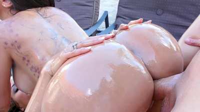 Huge glazed buns