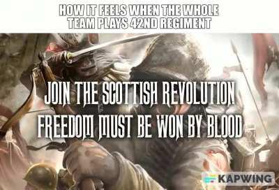 *Scotland the Brave intensifies*