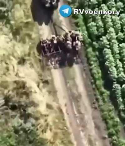 Ukrainian Army is now using tractors instead of APCs for transport 