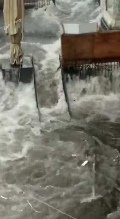 Record rain at Catania Italy Today.