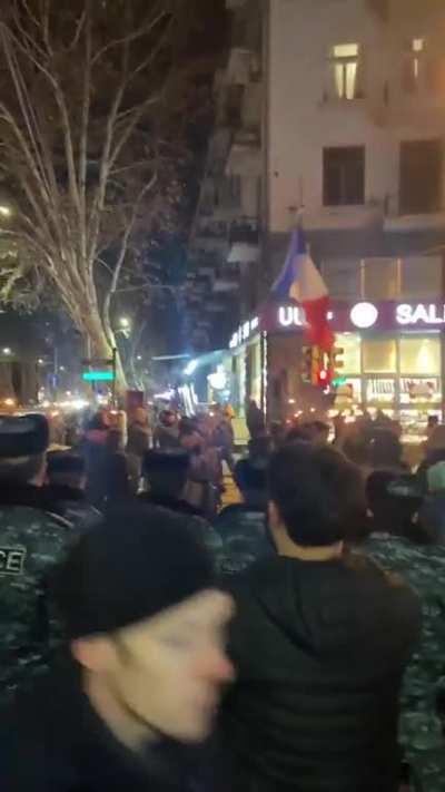 Anti-Russian rally in Yerevan right now