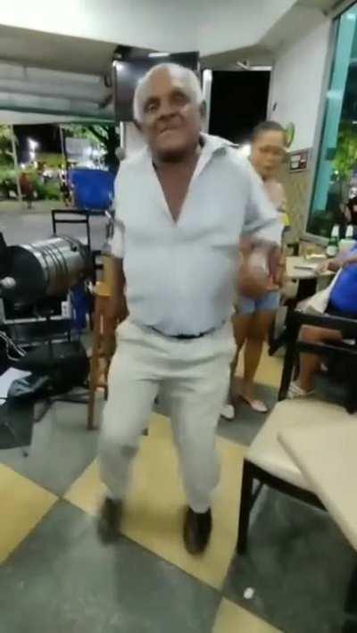 Grandpa got that moves