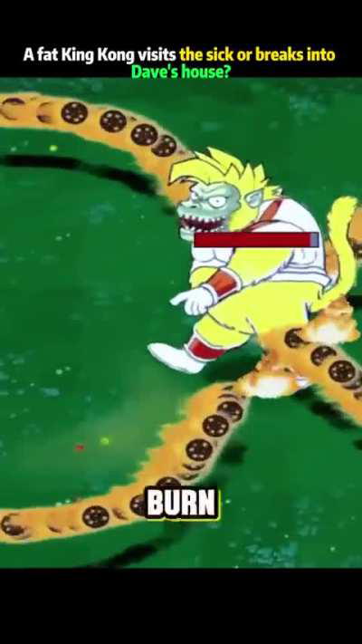 fat king kong has: damn midriff-bearing shirt