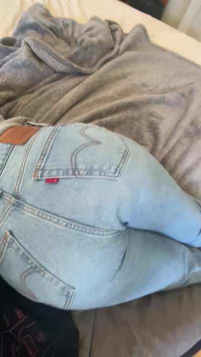 Paddled on my jeans for not listening 