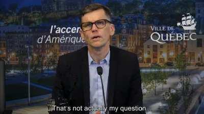 "Tax the cyclists" journalist gets owned by the mayor of Quebec City