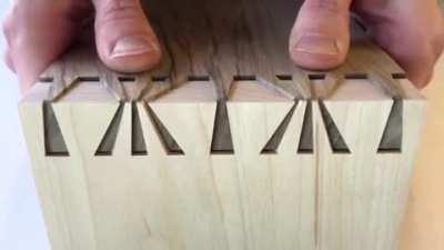 Japanese Sunrise Dovetail Joint