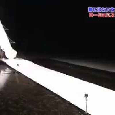 Japanese prank show, bricks were shat...