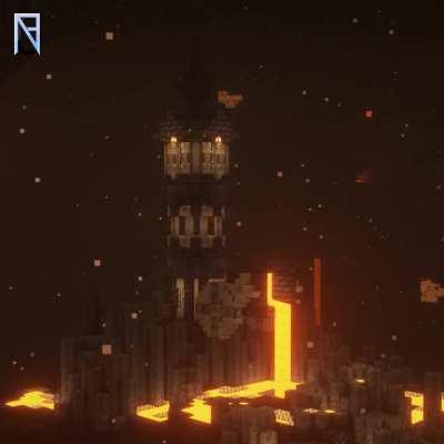 1.16 Nether sounds are so scary that they inspired me to build this ominous tower!