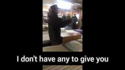 RUS POV - Fresh conscripts being told to buy their own medical equipment