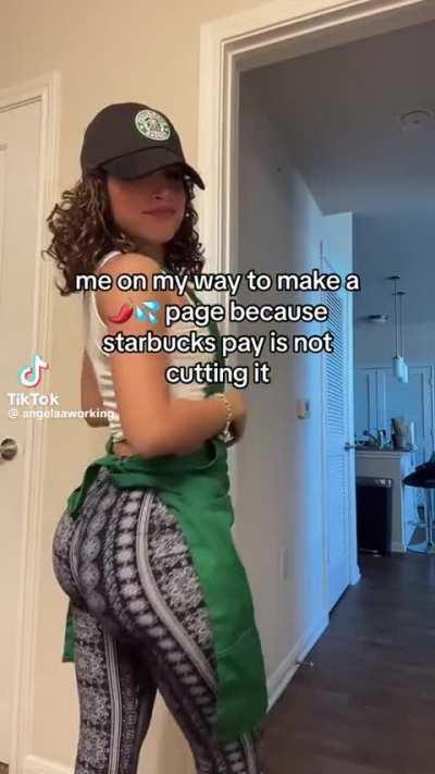 Thick sip of Caramel Frappuccino 