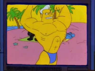 One kid seems to love the speedo man