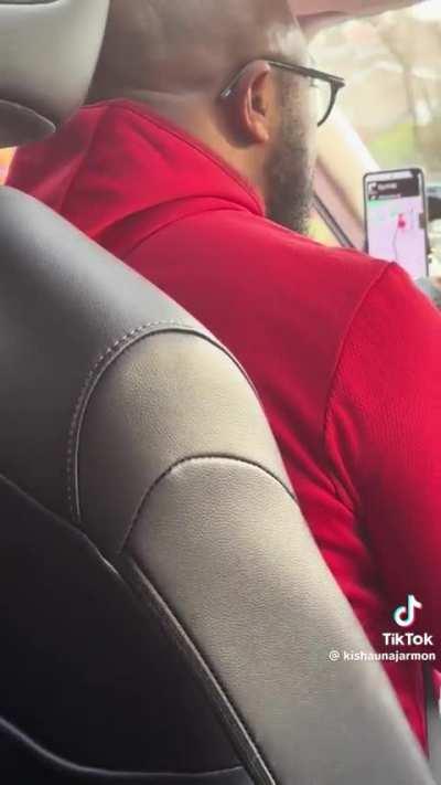 Passenger lets loose on Uber driver