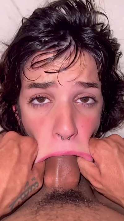 Turning her face into a broken fucktoy