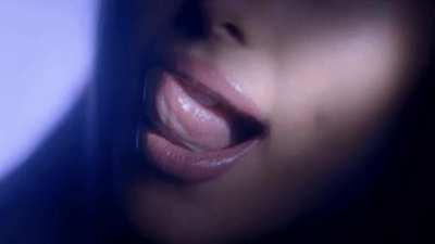 Ariana Grande’s perfect DSL’s and wet tongue never fail to make me throb