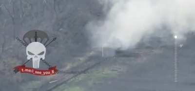 RU pov: Tank battle between RU tank and UA tank results in the destruction of UA tank