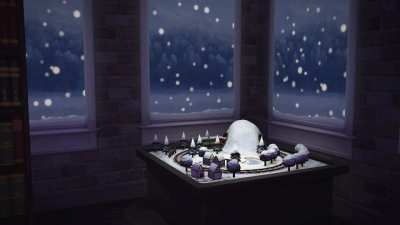 It's nothing grand, but I just love this corner so much. A very simple winter vibe ❄️