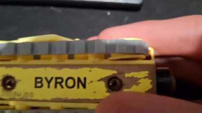 Need help fixing Byron    (More info in body text)