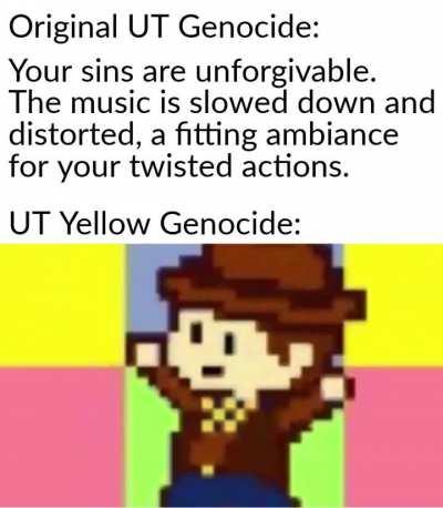 Can't feel bad when it's a banger