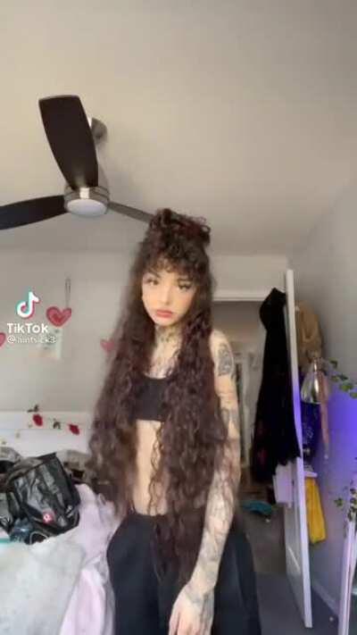 Tattoos and long hair