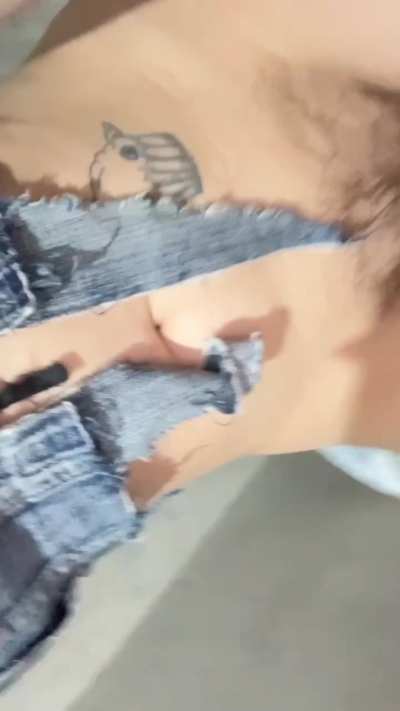 A little pee in the bar bathroom