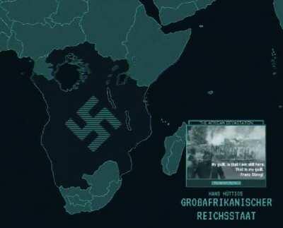 Hans Hüttig's Großafrikaner Reichsstaat in 1964.