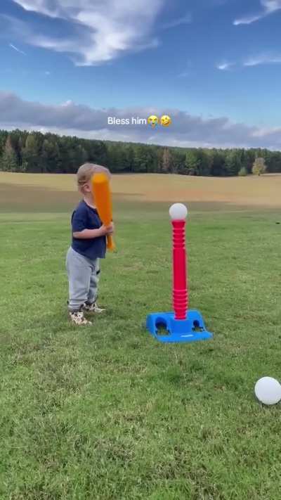 He is doing his best