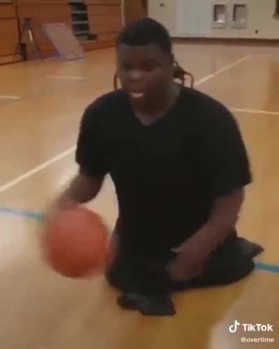 Nothing to see here, just Pewdiepie playing some basketball....