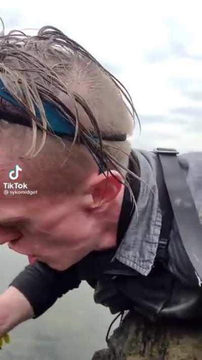 After the hills have eyes he escaped his psychopathic incestous family and got to see the ocean for the first time 🤗so wholesome