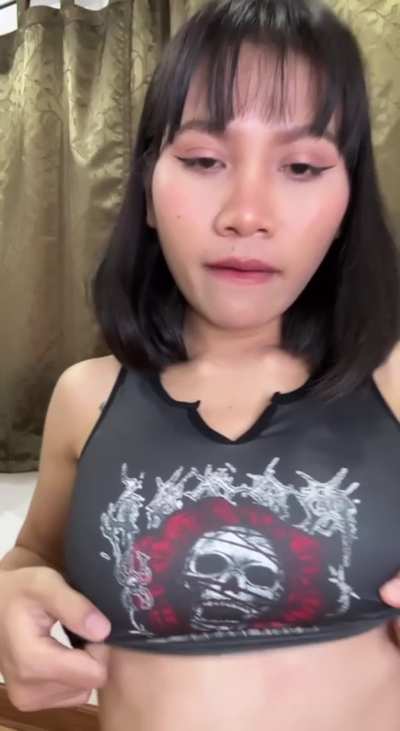 Would you suck my yummy asian boobies?