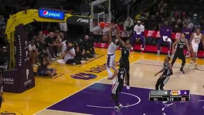 [Highlight] AD lobs it to… AD off the glass for the slam