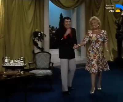 Sandro y con Mirtha Legrand, 1990