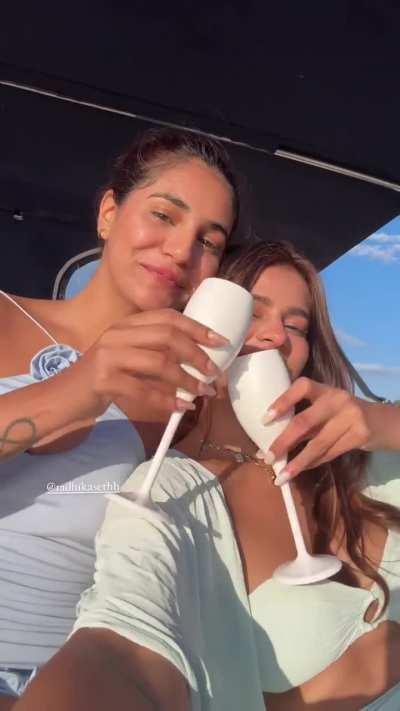 Grabbing a drink with Meg 