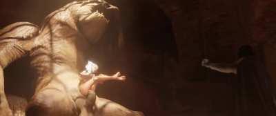 Ahsoka and Rancor (ZMSFM) [Star Wars]