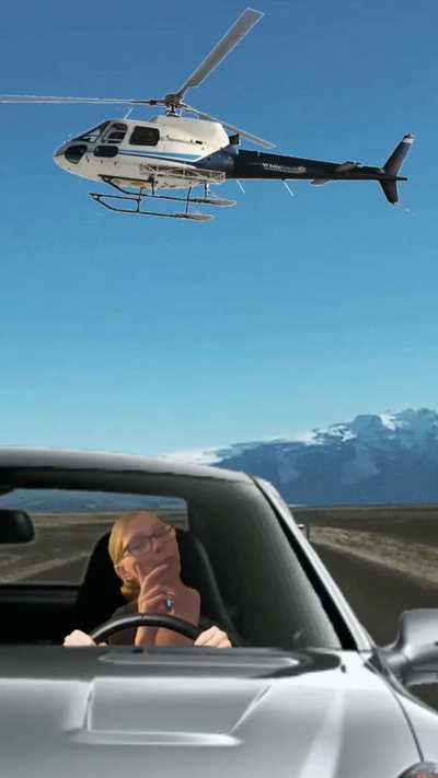 When I'm running from the dick