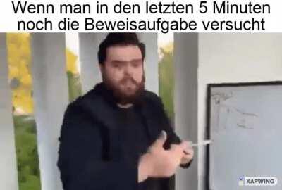 Na immerhin sollte ich für die I.A. und die I.V. Punkte bekommen