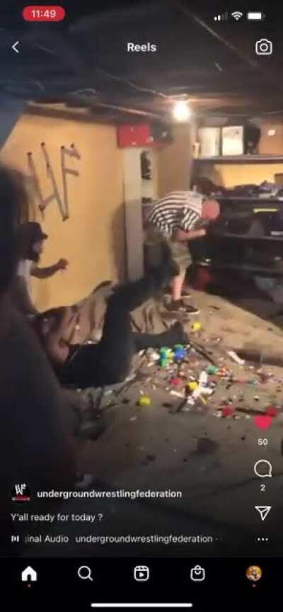 HMFT after hanging out in my friend’s basement.