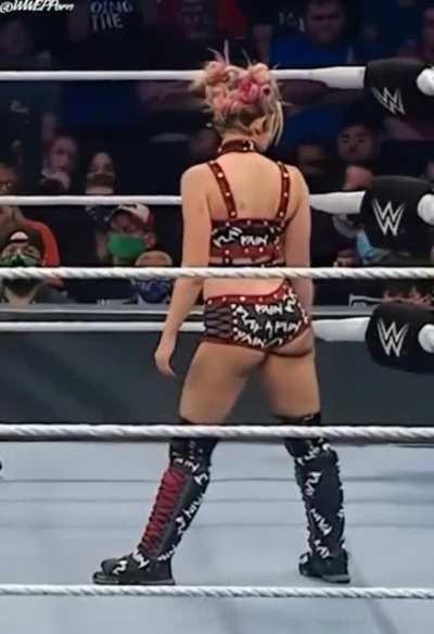 Alexa Bliss in red gear (upscaled)