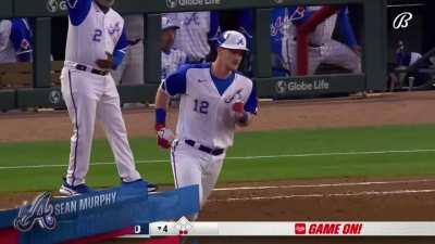 [Highlight] [Highlight] Brandon Gaudin asks, Sean Murphy delivers a solo home run to give the Braves a 1-0 lead over the Astros.