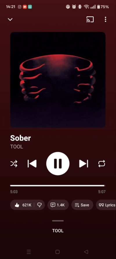 Sober but it never ends