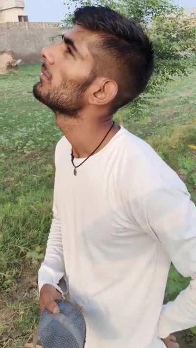 He wanders around helping people, just because it fills him with joy seeing others being happy and relieved