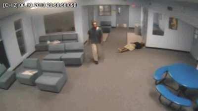 Fight Inside A mental ward