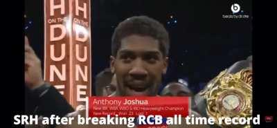 RCB got to witness their record getting shattered again at their home