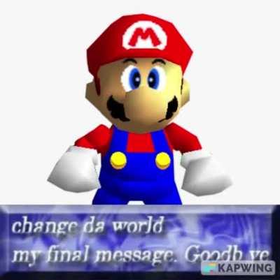 SM64 Mario in a nutshell.