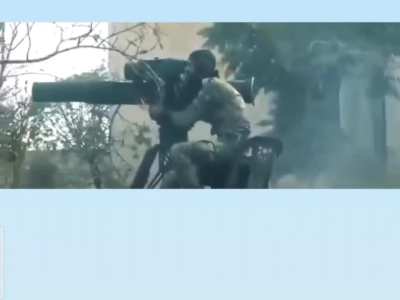 Undated footage of Syrian rebels using drones and artillery