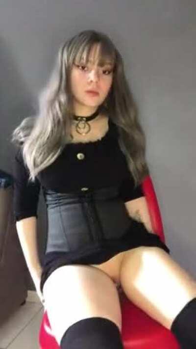 I think daddy would be very proud to see what his little slut is up to