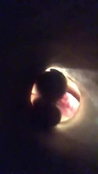 What my bf bootyhole see