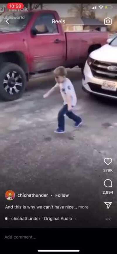 Dawson is gonna need a helmet