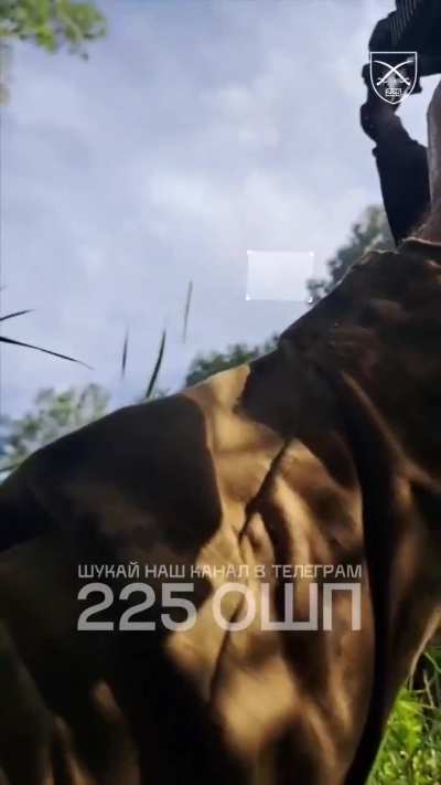 First-person footage of Ukrainian soldiers of the 225th Assault Regiment destroying Russian FPV quads and fiber optic UAVs waiting in ambush on the roads to kill passing vehicles and soldiers.