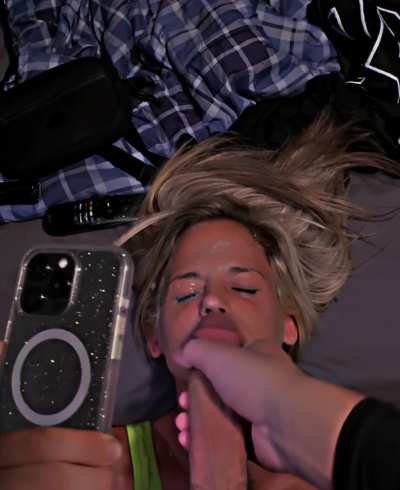 I drenched mommy’s face in so much cum